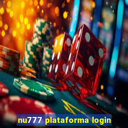 nu777 plataforma login